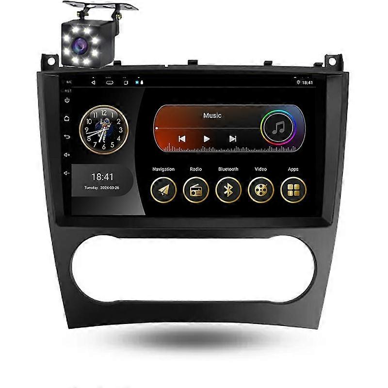 For Benz C Class W203 W209 C180 C200 2004-2011 Car Radio Multimedia Video Player Carplay Navigation