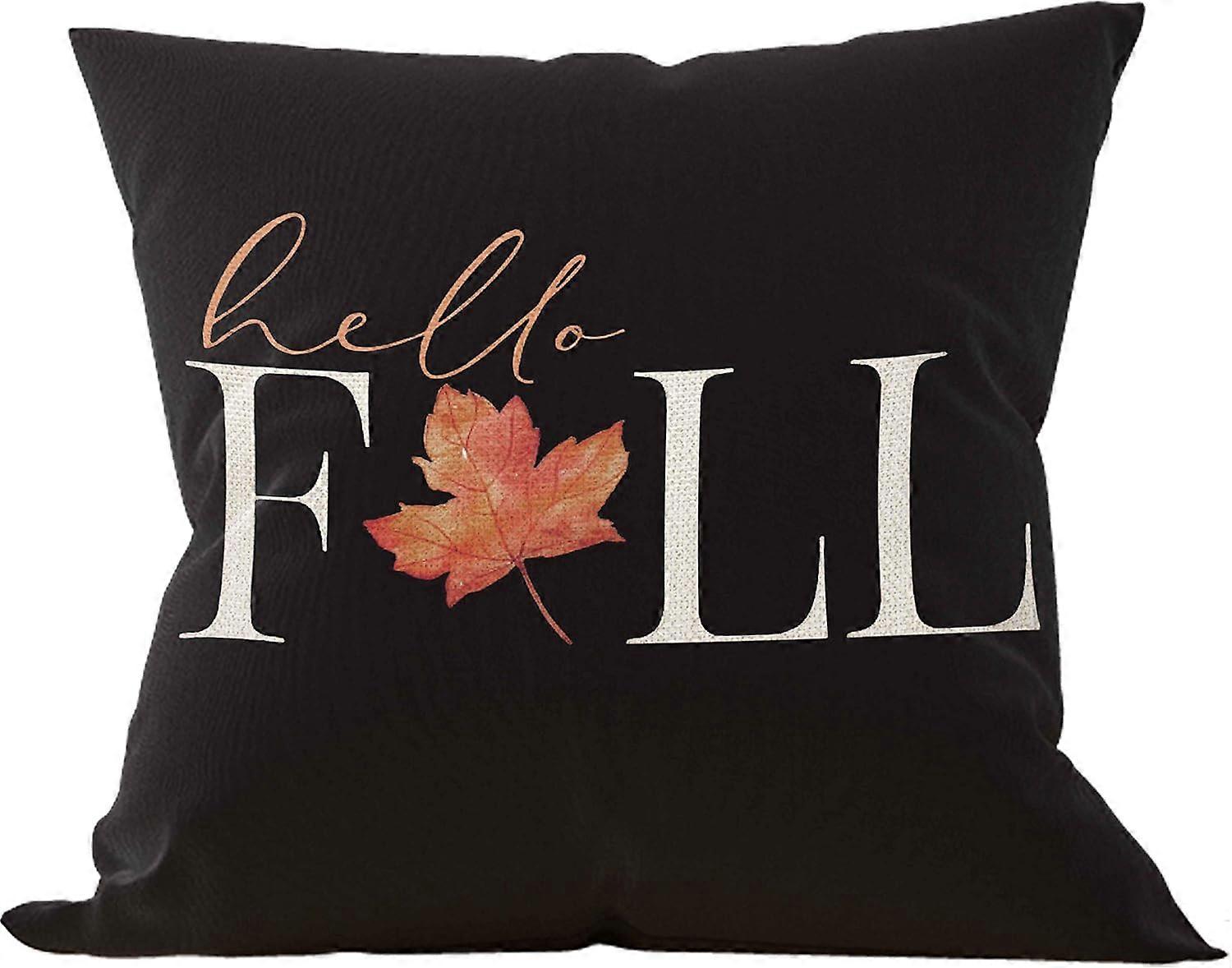 秋の枕カバー18x18、家のための秋の装飾、秋の枕装飾的な枕カバー、秋の屋外の枕カバー、秋の装飾屋外の屋内、FA