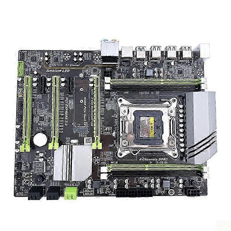 X79T LGA 2011 CPU Placa base USB3.0 4 DDR3 Placa base PC de escritorio Computadora Placa base