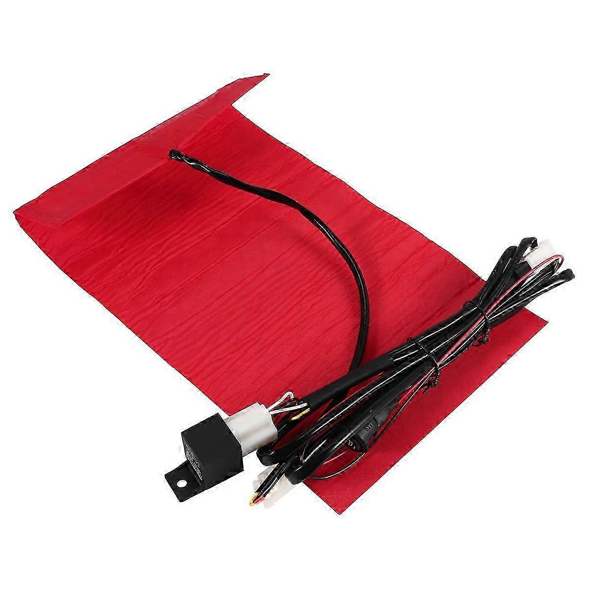 25W 12V Universel Moto VTT Siège Chauffant Coussin Hiver Plus Chaud Imperméable Coussin Chauffant Coussin Chauffant Tapis