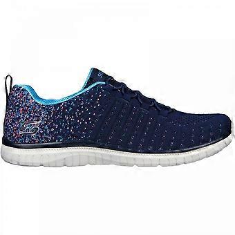 Women's Skechers Virtue | Navy/Blue | Womens Easy-Walking Trainers