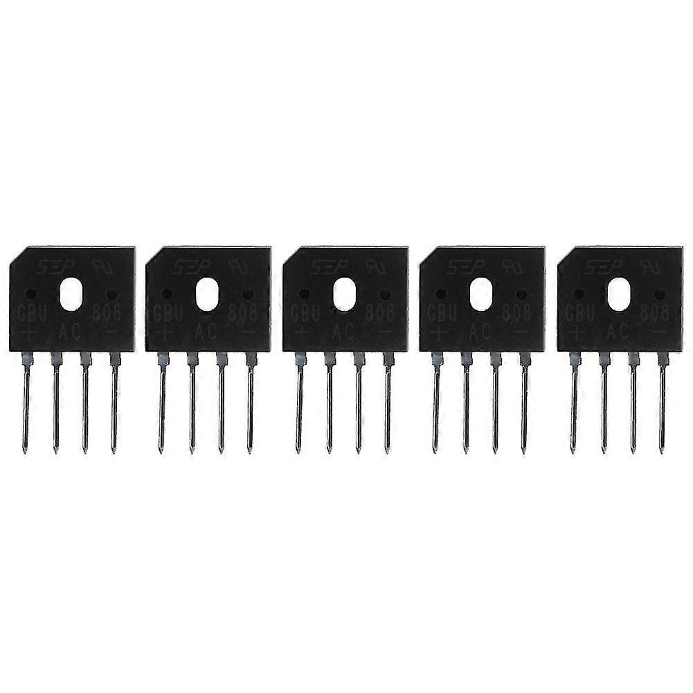 New 5pcs Single Phases Diode Bridge Rectifier Ic Chip 8a