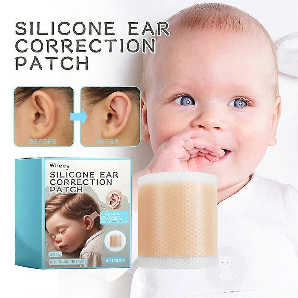Baby moale respirabil silicon ureche corectoare bandă, Baby auricule Valgus Patch de corecție pentru copil sugari Baby Ear Correction QMQ