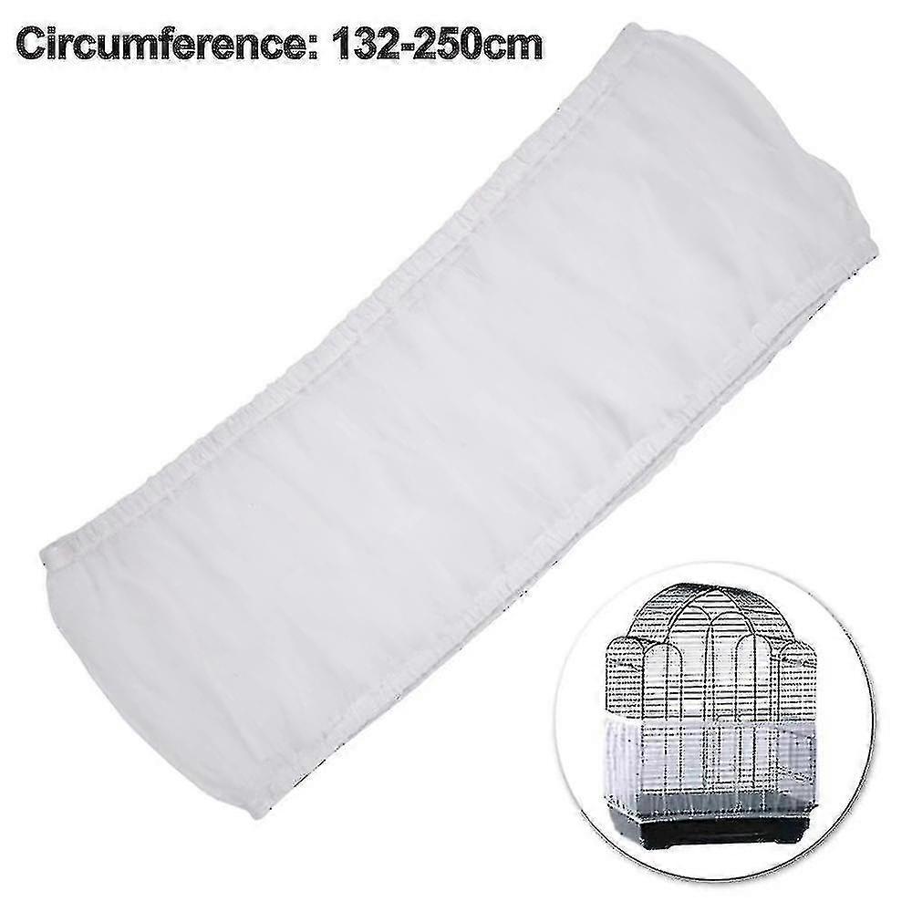 ユニバーサルバードケージカバーシードキャッチャーナイロンメッシュオウムケージスカート(バードケージを含まない)
