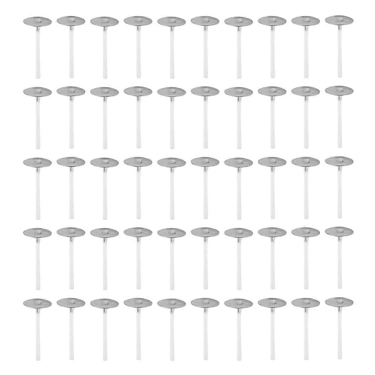 1000Pcs/Lot Candle Wicks 1 Inch Low Smoke Candle Wick with Metal Tabs Tea Light Wicks for Candle Making