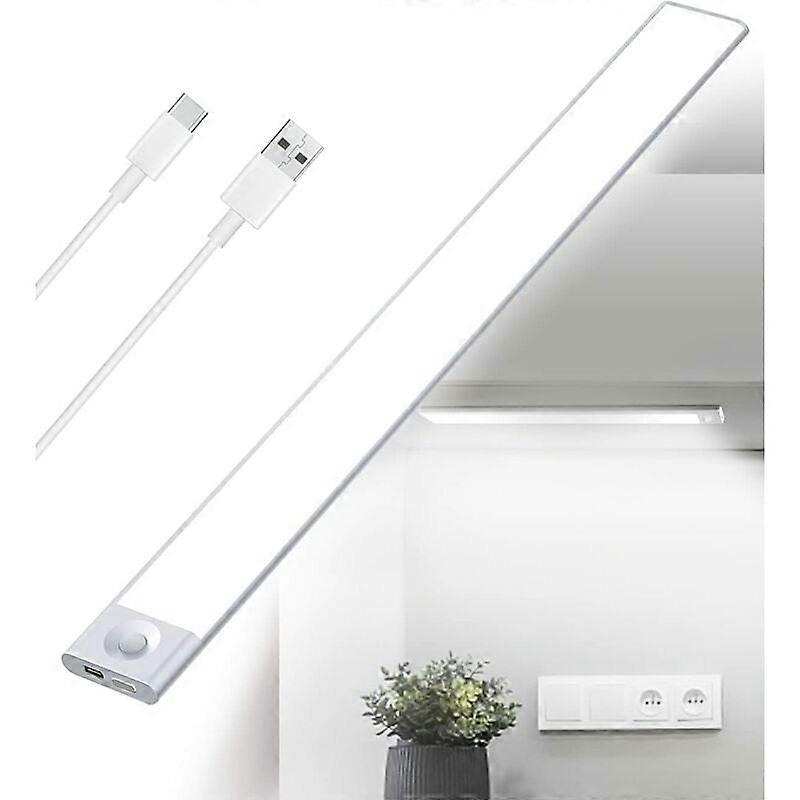 USB Oplaadbare LED Keuken Onder Kabinet Licht, 2500mAh 40cm Dimbare Bewegingssensor Kast Verlichting LED Bar Draadloze oplaadbare batterij in werking gestelde PI