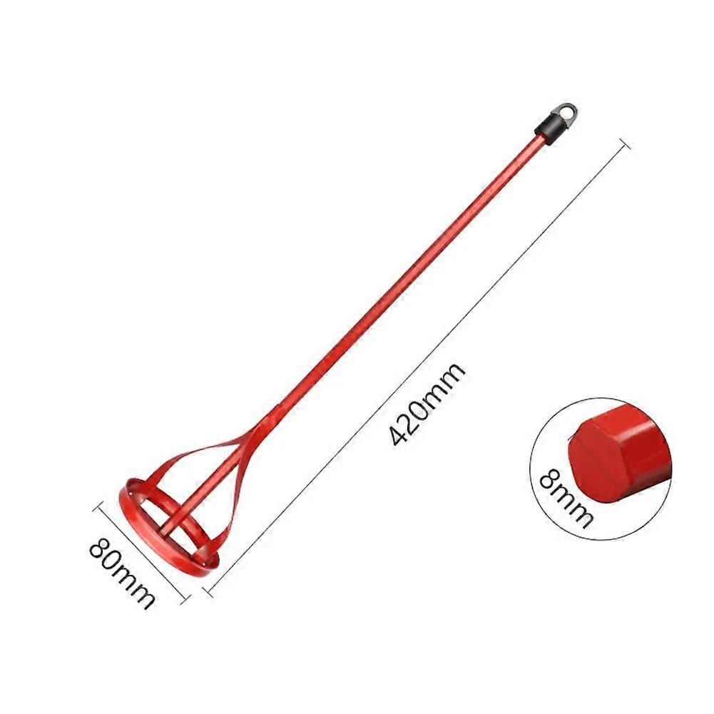 More Durable Hexagon Shaft Plaster Paint Mixer Mixing Paddle Rod For Electric Drill Construction Grouting Mortar Tool Accessorie