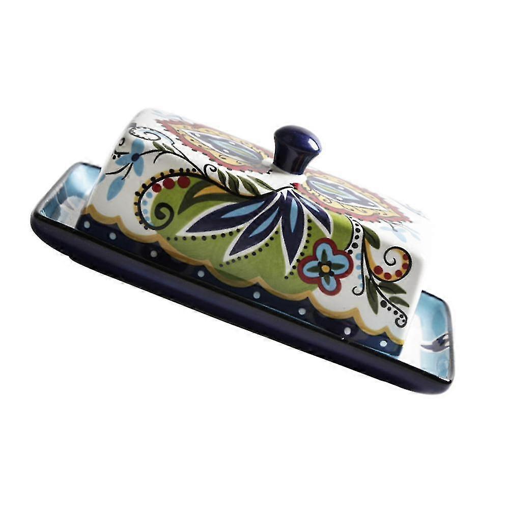 butter ceramics creative dish food container keeper