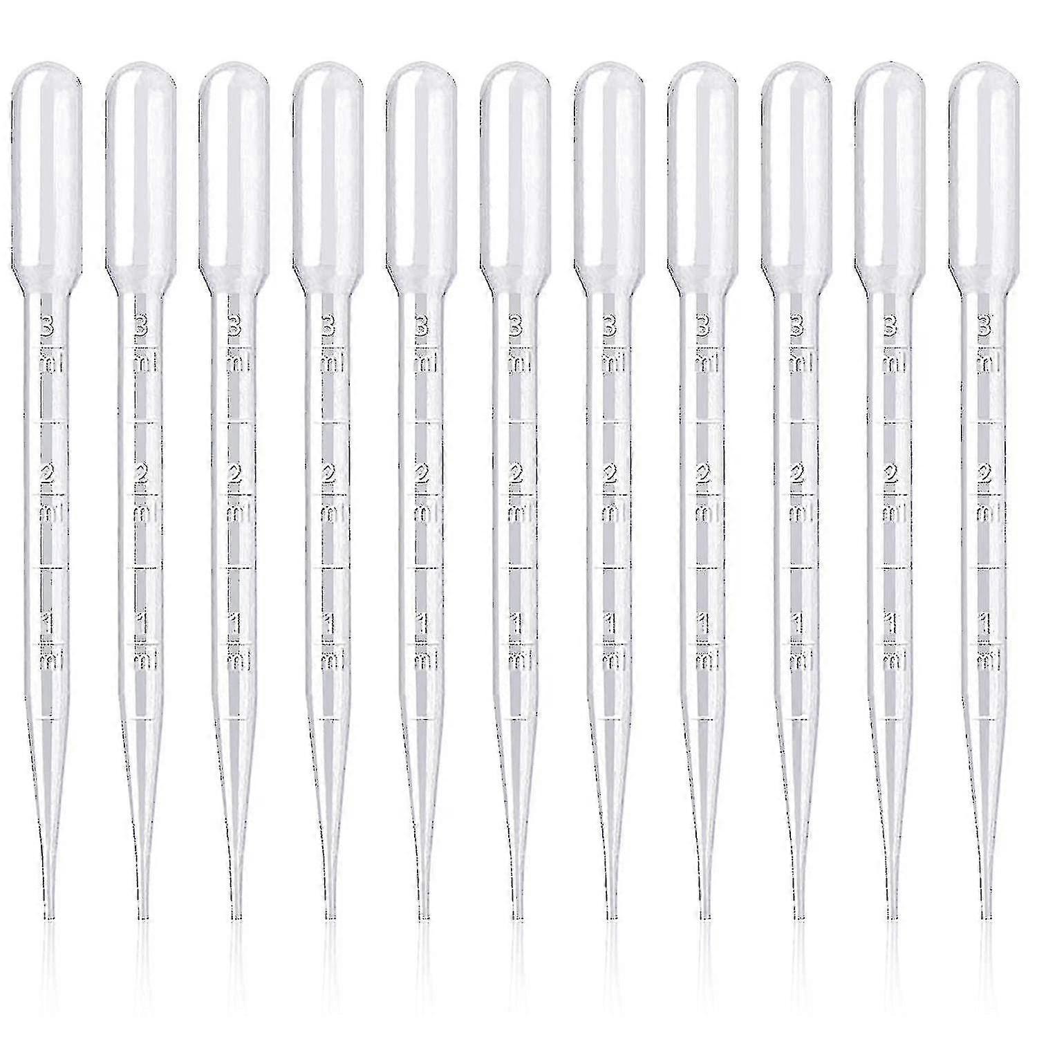 200 Stück Kunststoffpipetten 3 ml für Laborexperimente