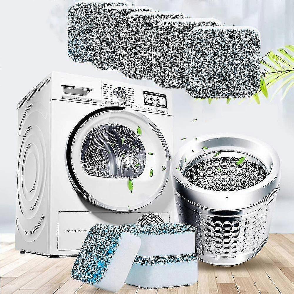 8pc Washing Machine Cleaner Effervescent Tablets Deep Cleaning Efficient Sterilize Mildew Deodorant Remove Stains Home Detergent