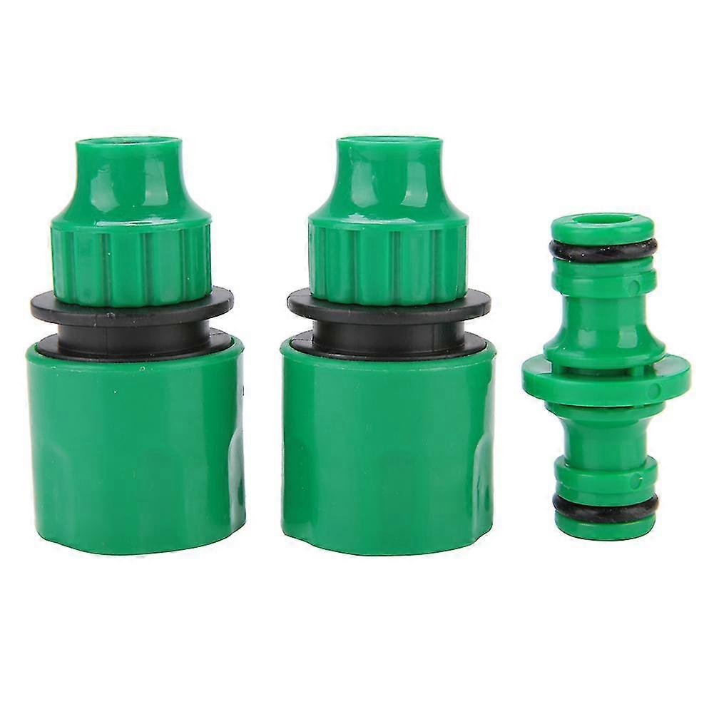 3pcs 38 Inch Garden Hose Quick Connector Adapters - Easy to Install, Durable for Home Garden Repair
