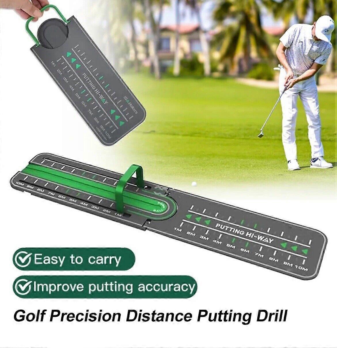Golf Precision Distance Putting Drill,Precision Distance Control Feedback Golf Trainer Aid