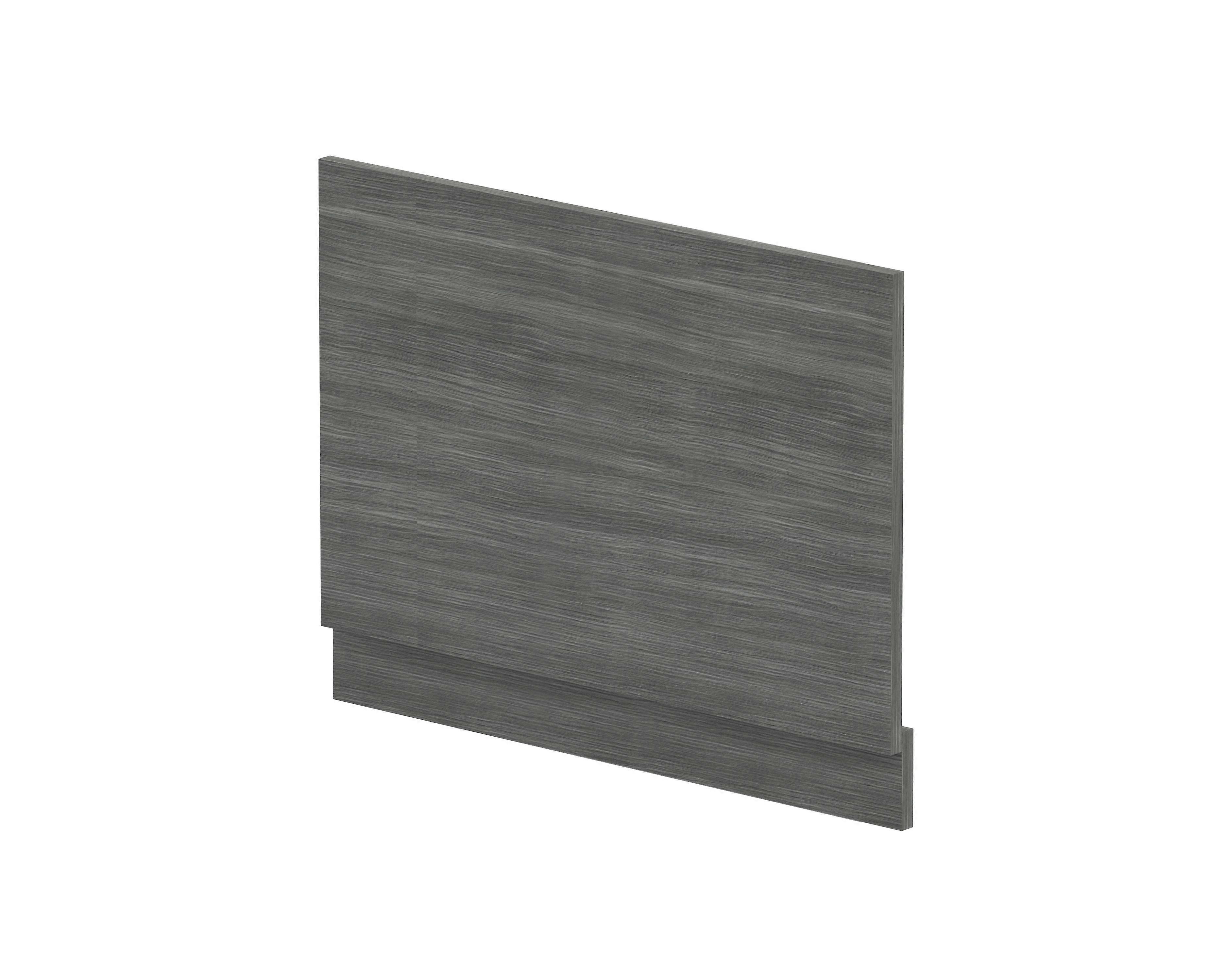 750mm Bath MFC End Panel & Plinth - Woodgrain Anthracite