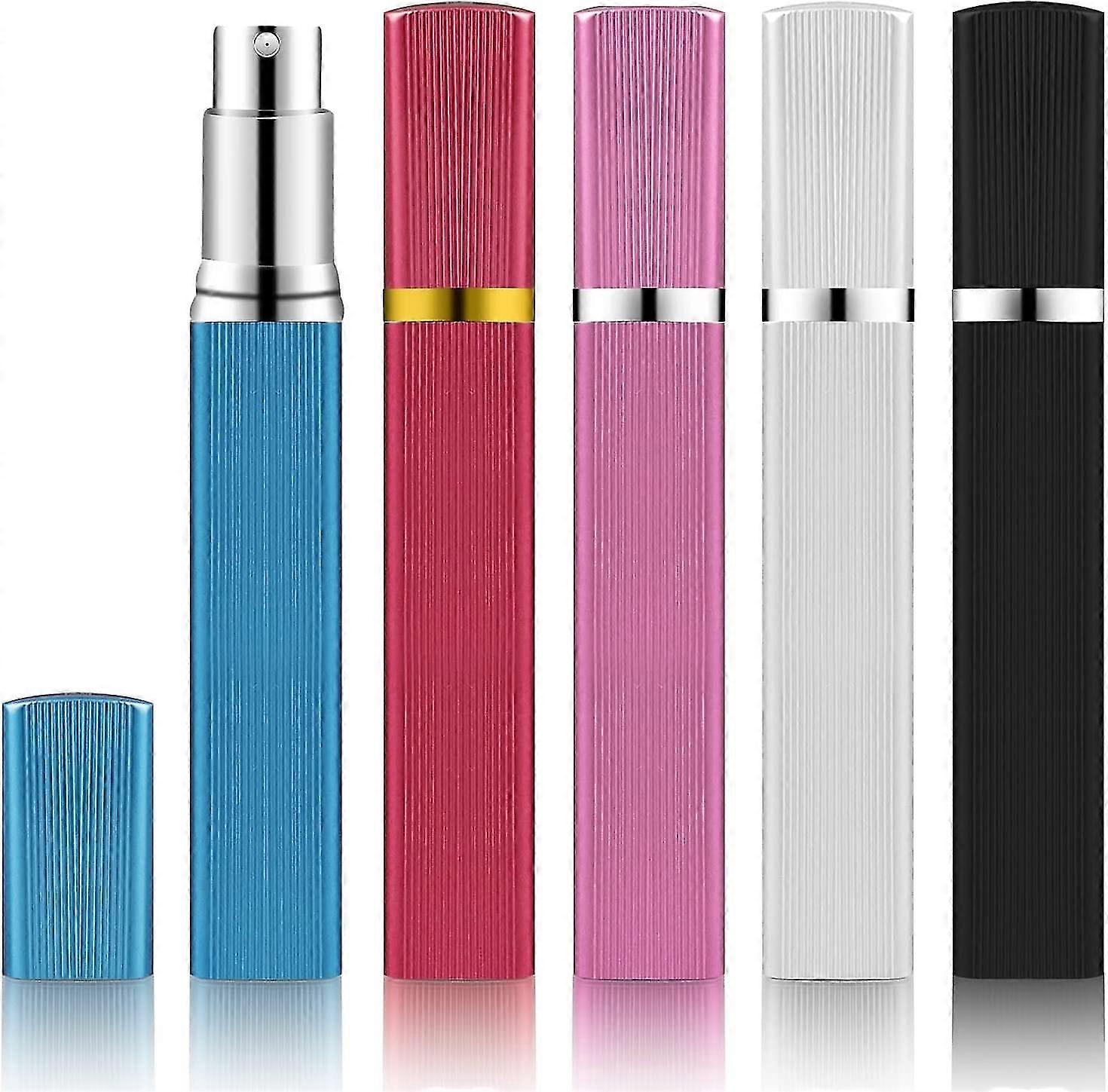 5 Pcs Refillable Empty Perfume Spray Bottle, 12ml Mini Portable Travel Perfume Atomizer Bottle