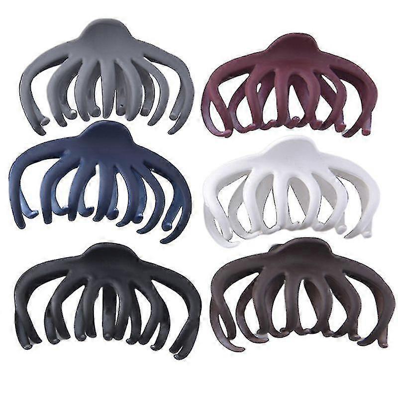 Solid Color Plastic Large Hair Claw