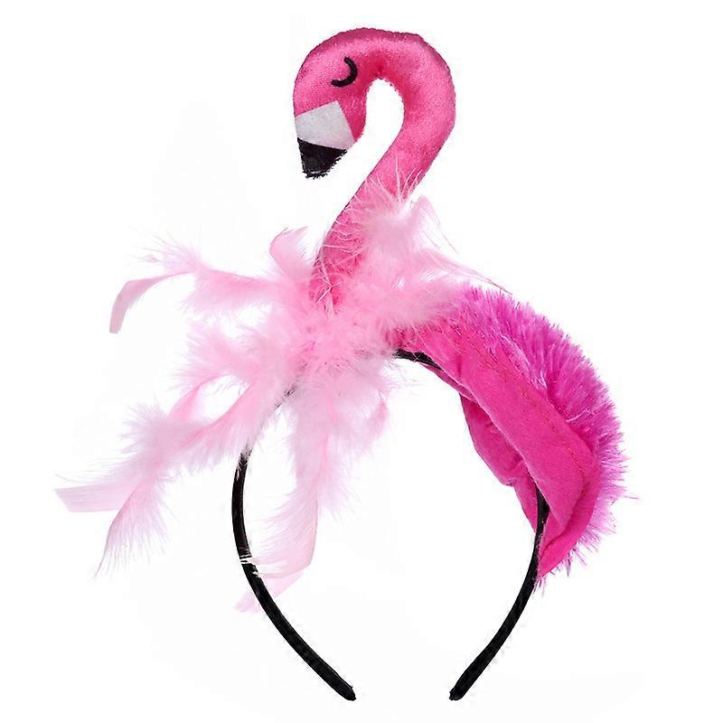 Flamingo Party Headwear Set, Flamingo Headband Party Self Shot Props, Flamingo Birthday Party Children's Headwear Role Playing Performance Props