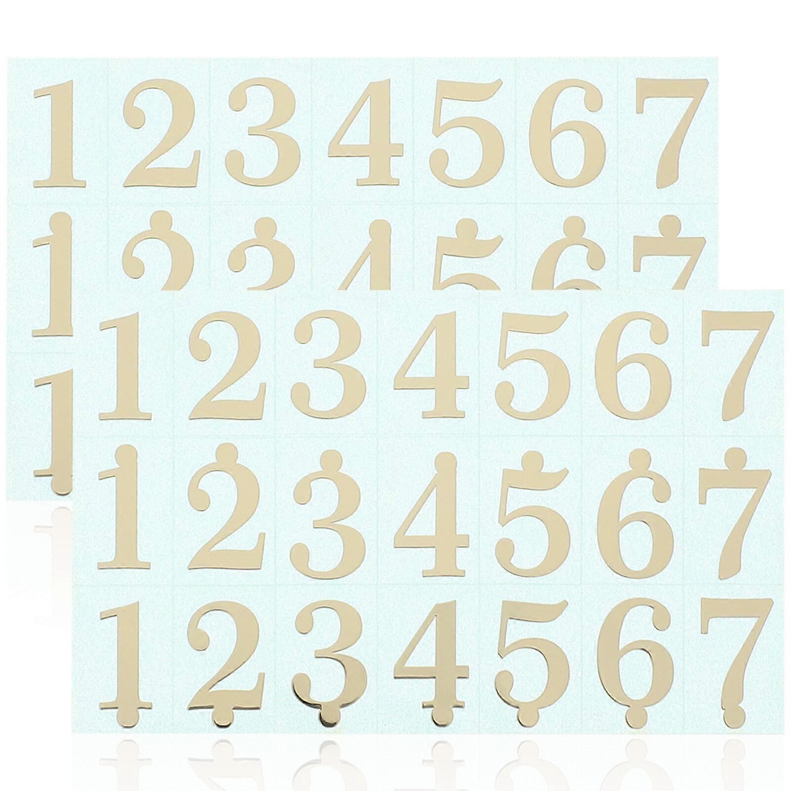 2pcs Three-dimensional Tongue Drum Phonetic Label Paste Tongue Drum Notes Stickers