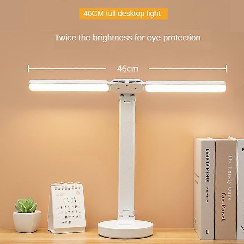 Foldable LED Table Lamp, USB Rechargeable, Dimmable Light, Perfect for Bedroom, Office or Reading