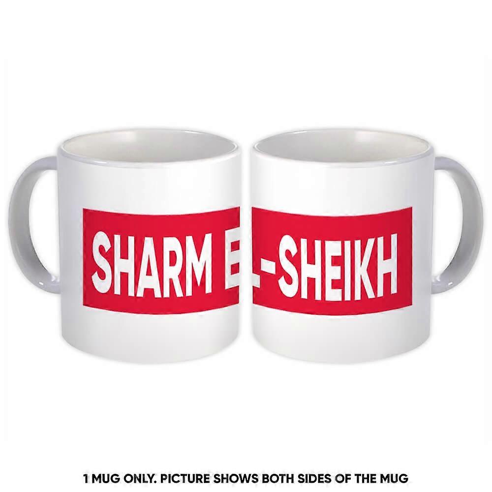 Gift Mug: Sharm El-Sheikh Egypt Red