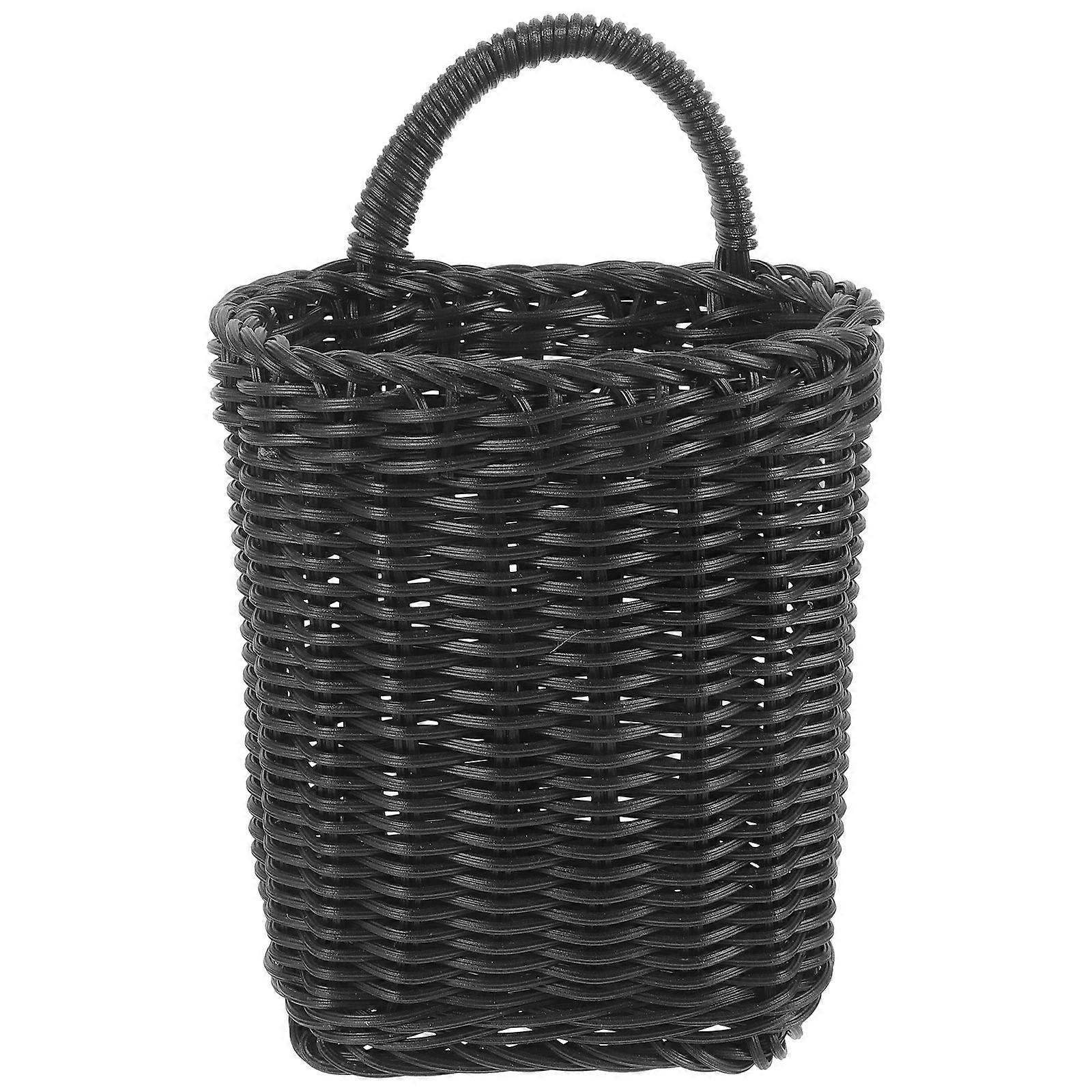 Wall Basket Door Back Hanging Container Kitchen Bathroom Wall Storage Basket