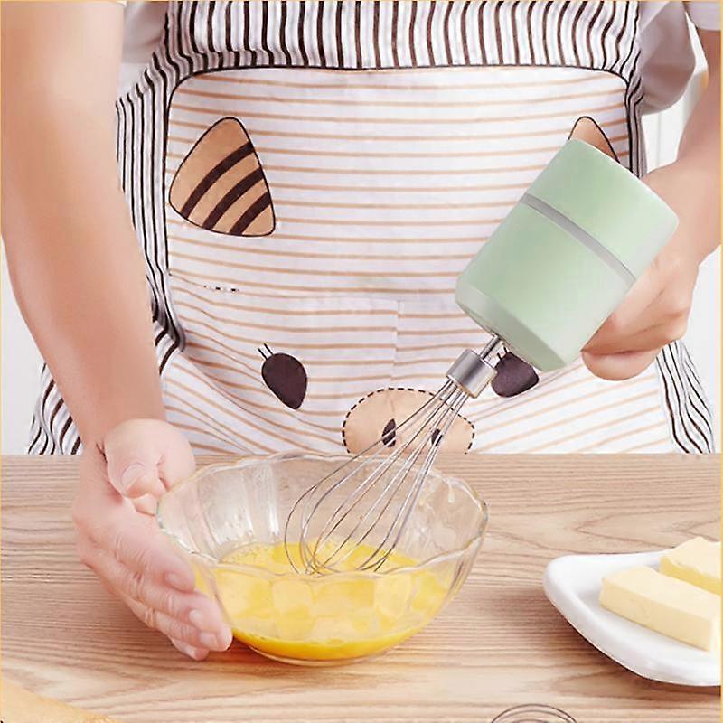 3 In 1 Egg Tools Electric Hand Mixer With Vegetable Chopper Electric Egg Beater Wireless Egg Whisk Egg Mixer Kitchen Accessories