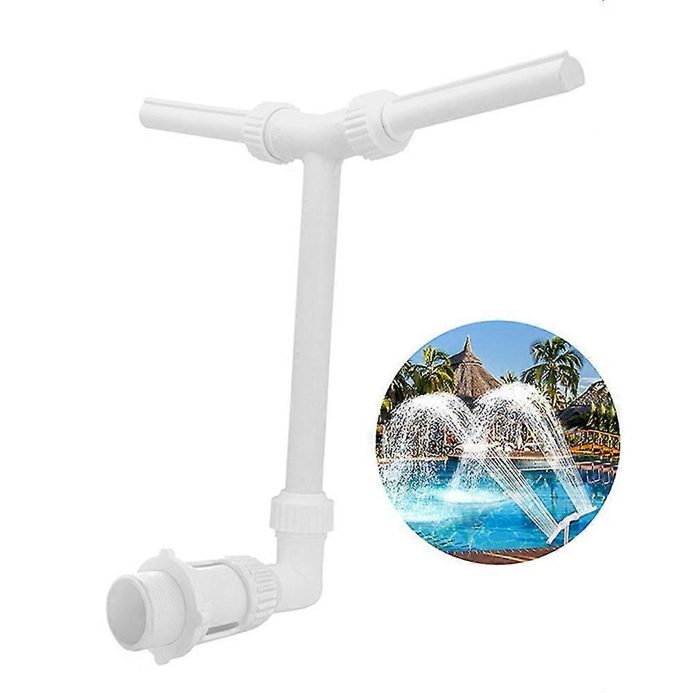 Teste di fontana Acqua regolabile Divertimento Irrigatore Piscina Fresco Cascata Fontana Spray Per Sopra Piscine Interne Interrate Esterne