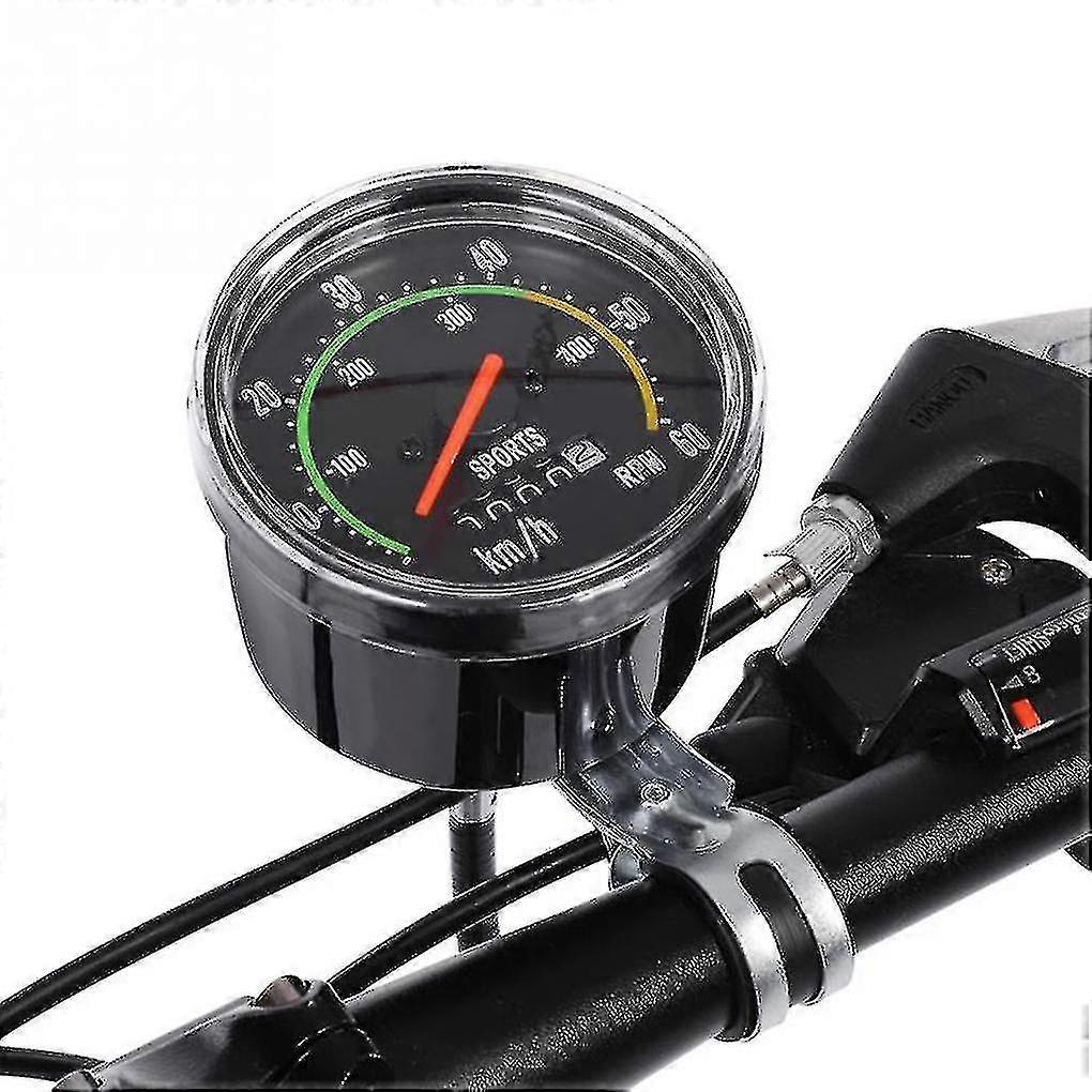 Round Bicycle Mechanical Speedometer Bicycle Odometer Stopwatch