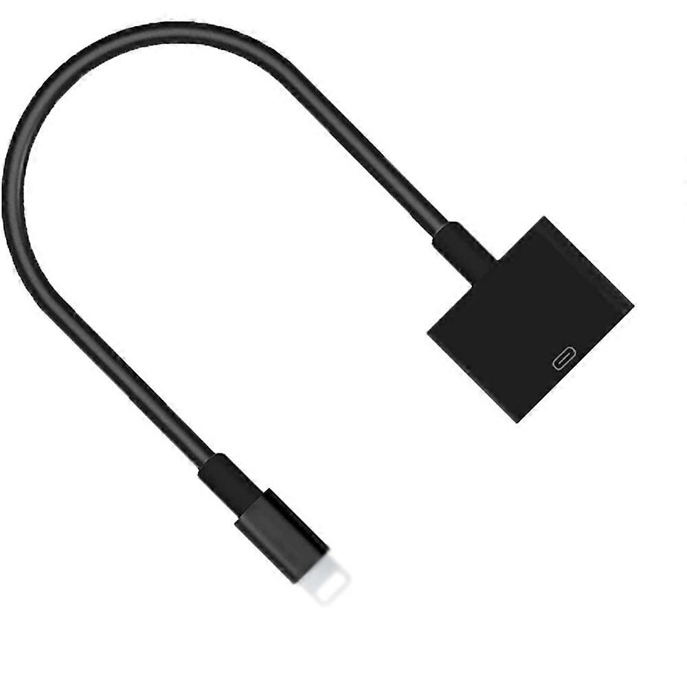 Lightning to 30-Pin Adapter with Cable Cord Sync Converter Charging Support for IPhone 13/13PM/12PM/11 PM/XS/8P/iPad/iPod