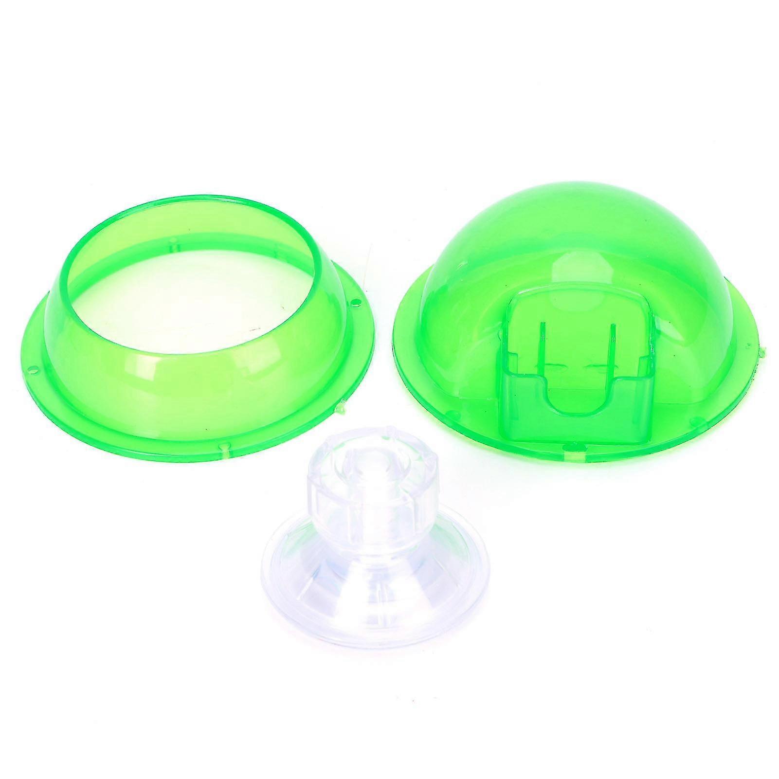 Translucent Suction Cup Reptile Feeder Basin for Tortoise, Gecko, Snake and Lizard