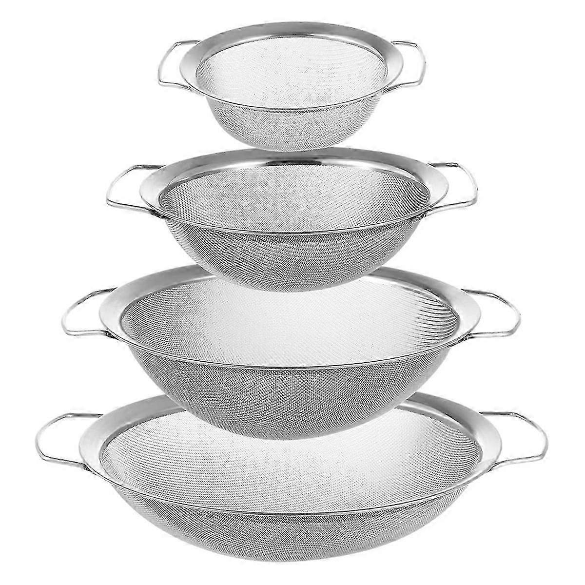 Fine Mesh Paint Strainer, Double Handle Paint Bucket Strainer Tool Insert For Fruits And Vegetables