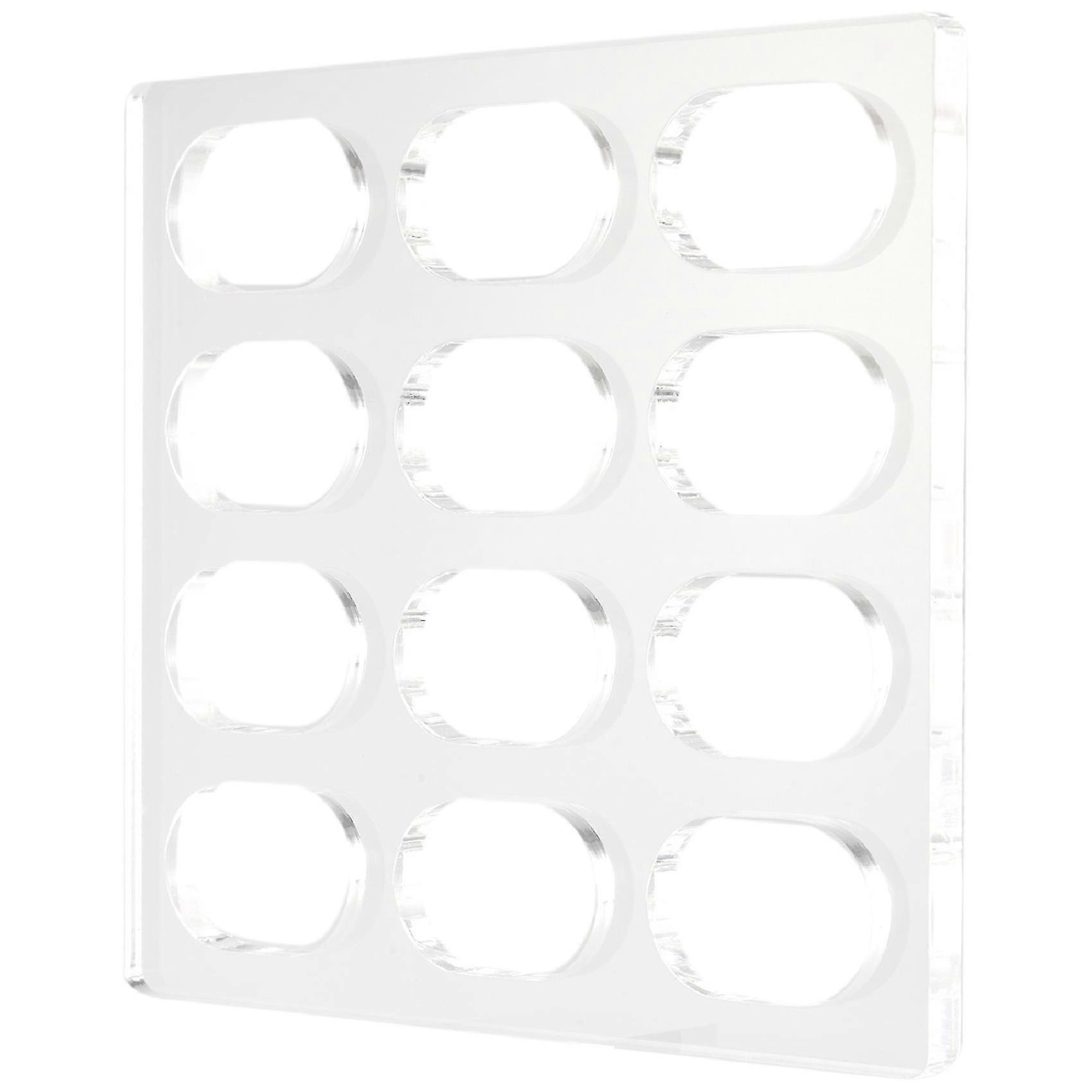 Clear Polycarbonate Dacquoise Cake Mold Oval Dakovaz Macaron Mould Cake Decorating Tool Bakeware