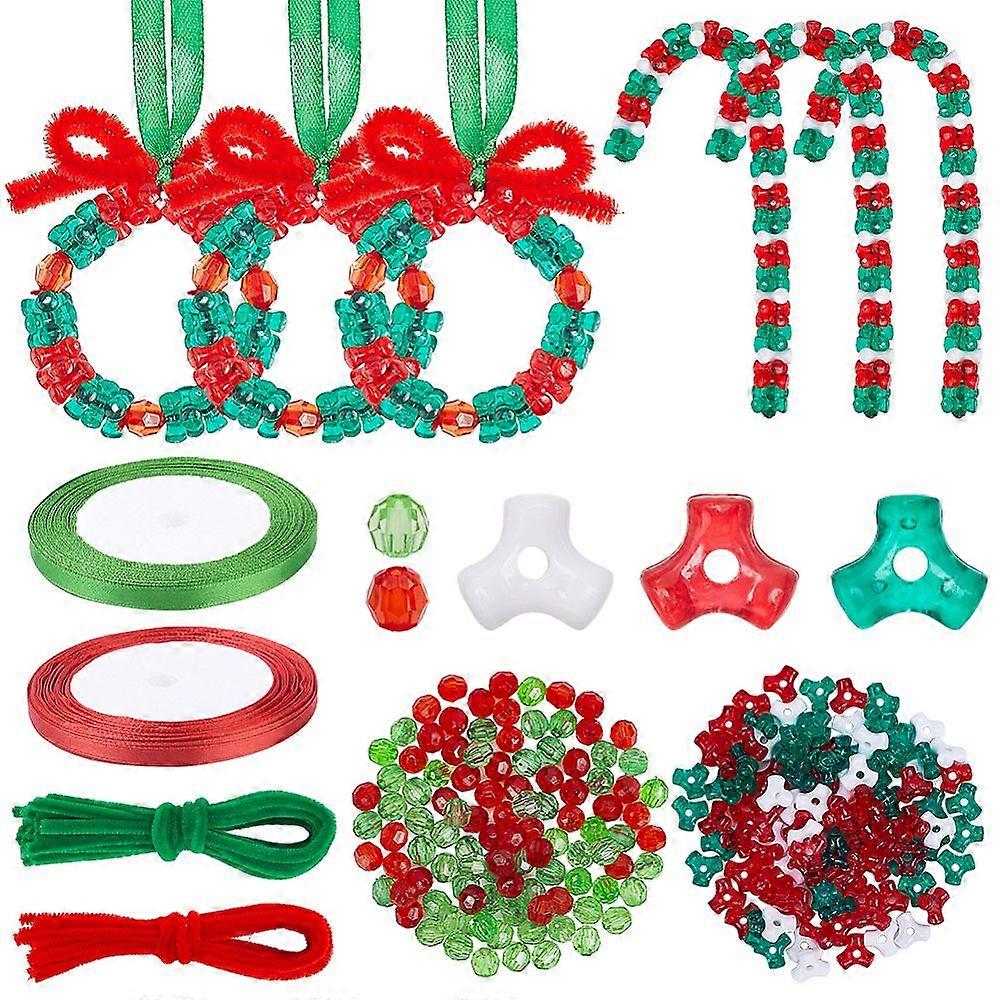 Acrylic with Plastic Christmas Candy Beading Set Mixed Color