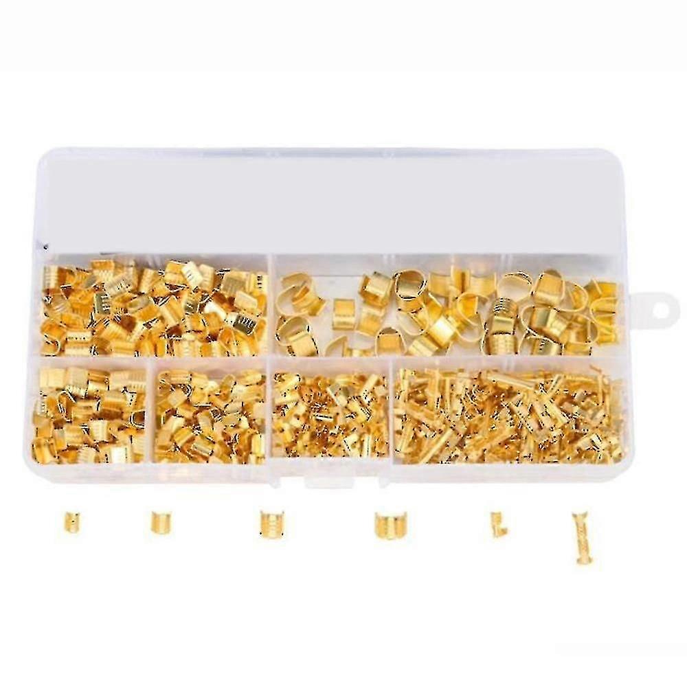 550 Pcs U Shape Copper Ring Terminals Crimp Kit - Terminal Connecto...