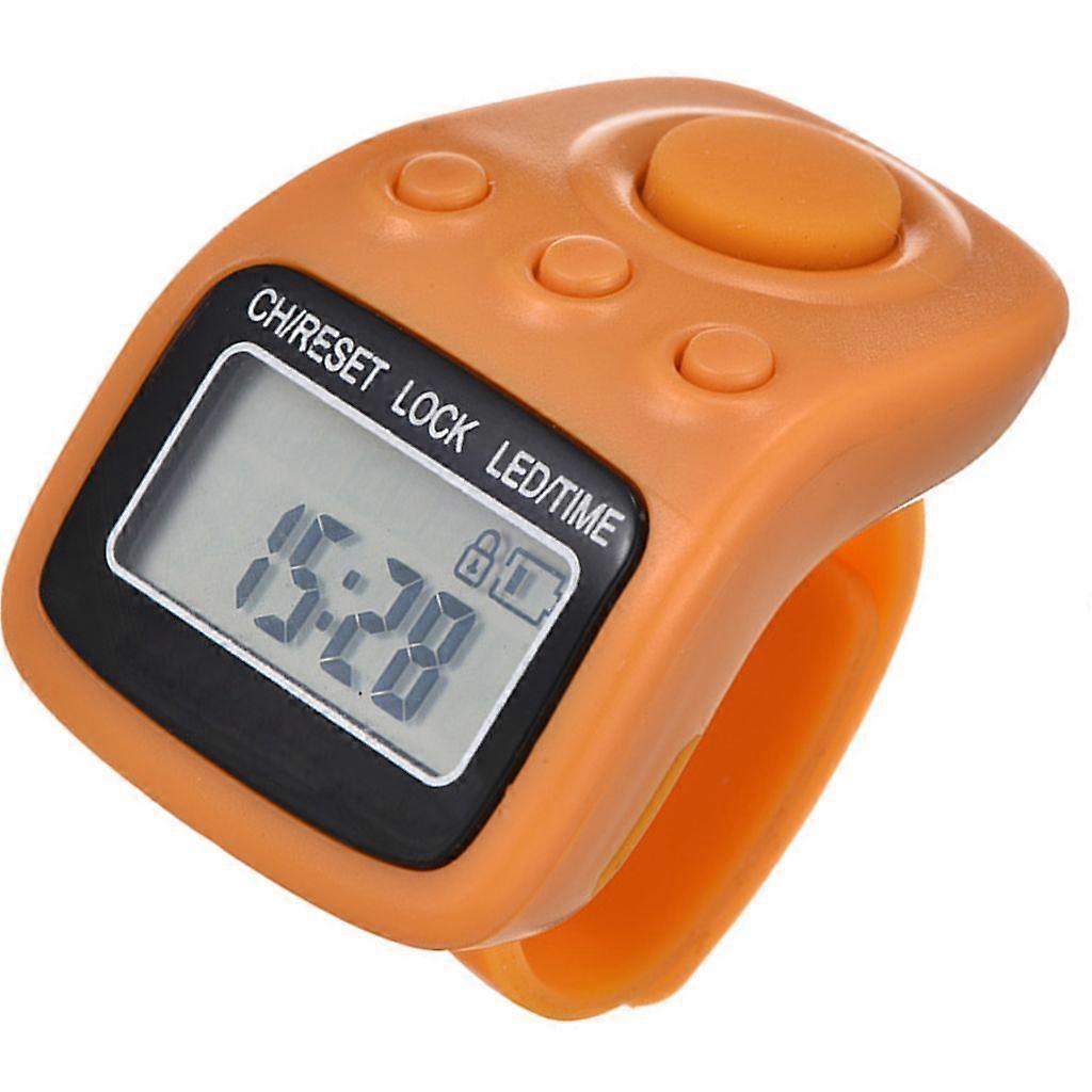 Finger Counter Resettable Clickers 6 Digit Digital Tally Counter Time Display