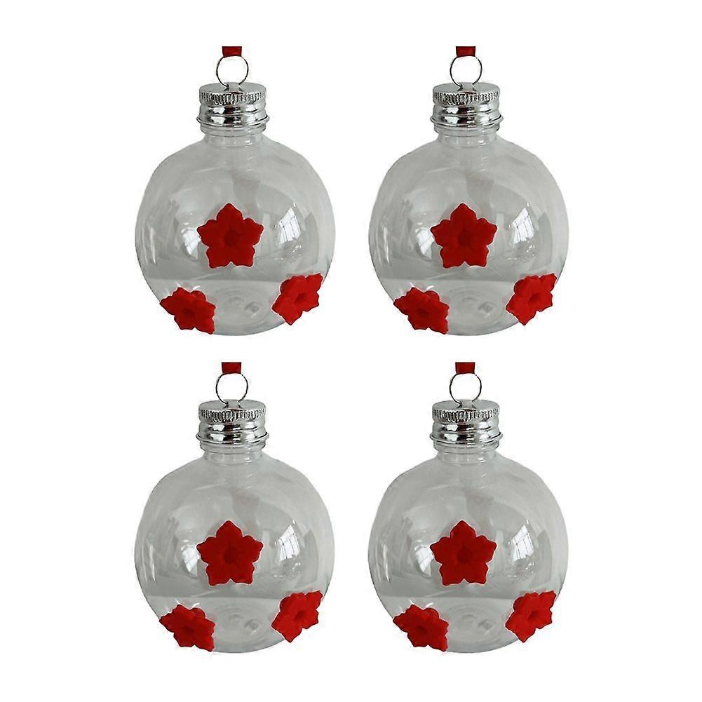 Hummingbird Feeder,Humming Bird Feeders,Hummingbird Leak Proof Feeder for Outdoors Hanging 4Pcs