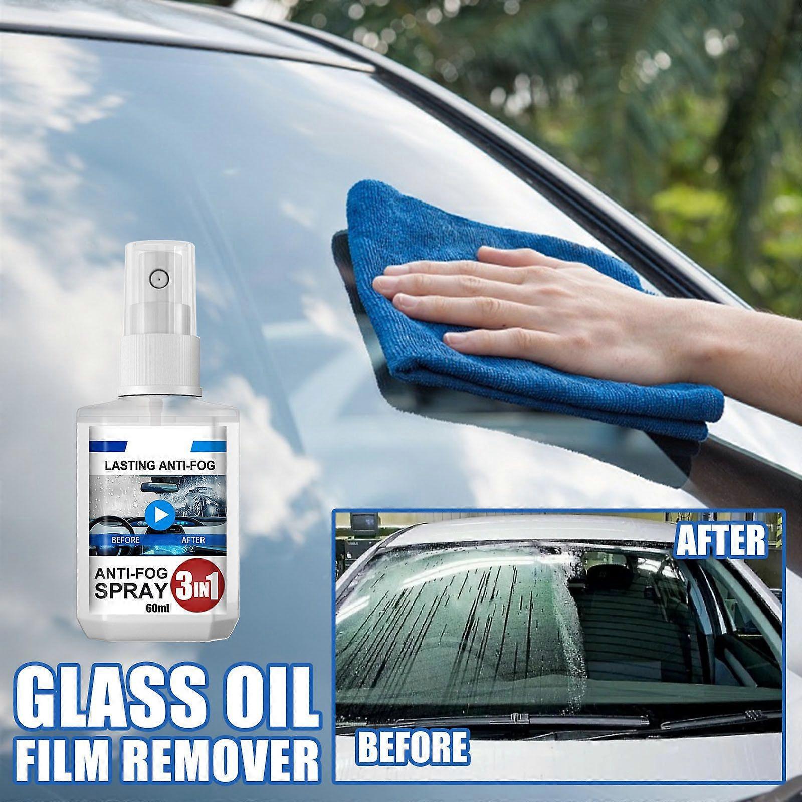 3-in-1 Car Agent Suitable For Both Front And Rear Windshield Cleaning Rain And Prevention And Home Use 60ml