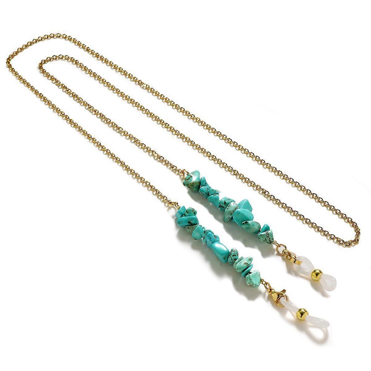 Eyeglass Chain Sunglasses Strap Holder Reading Glasses Retainer Beaded Chain String Lanyard