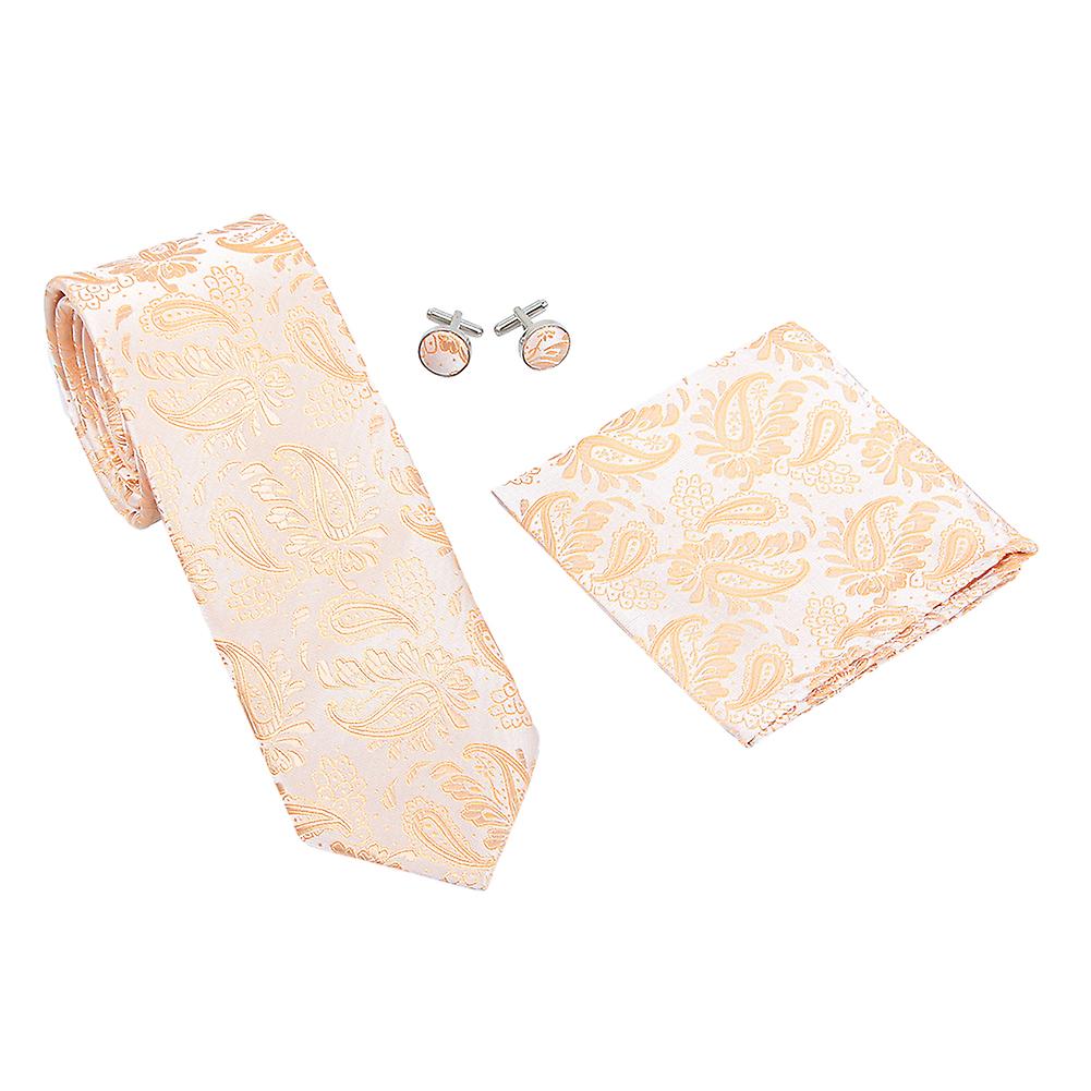 Cloudstyle herrvävda jacquardhalsband Slips Klassisk sidenslips