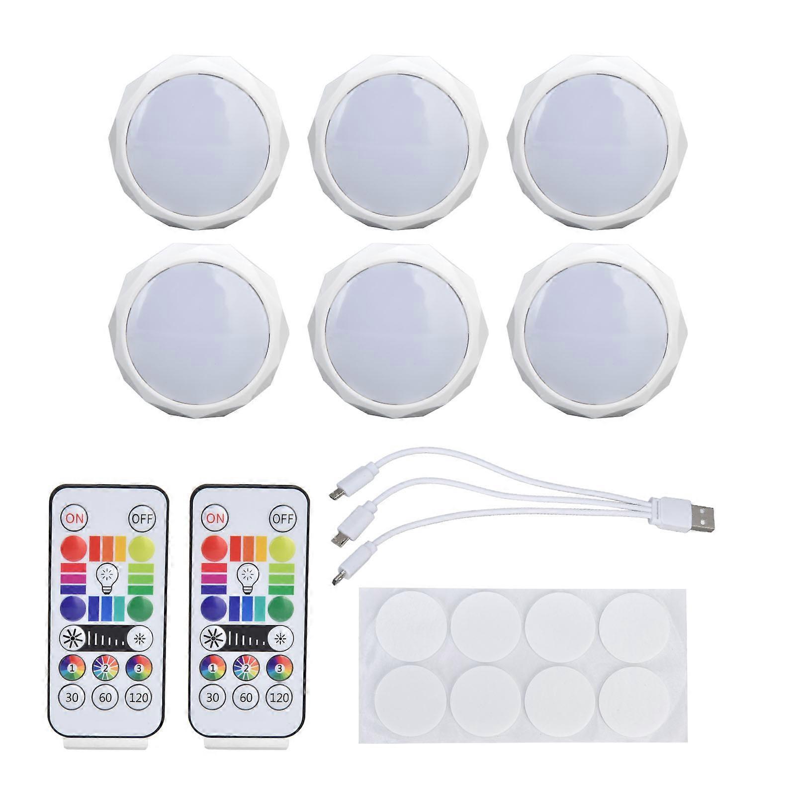 Portable Emergency Light, Expandable Wireless Door Chime For Deaf And Hard Of Hearing With Bright Strobe, Battery Operated Puck Light For Noisy