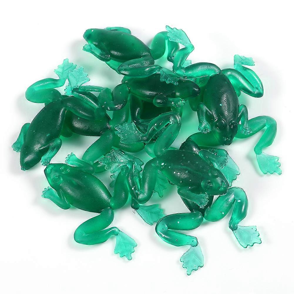 10 x Weiches PVC froschförmige Angelköder Köder Swimbaits Kit Set (10 Stück)