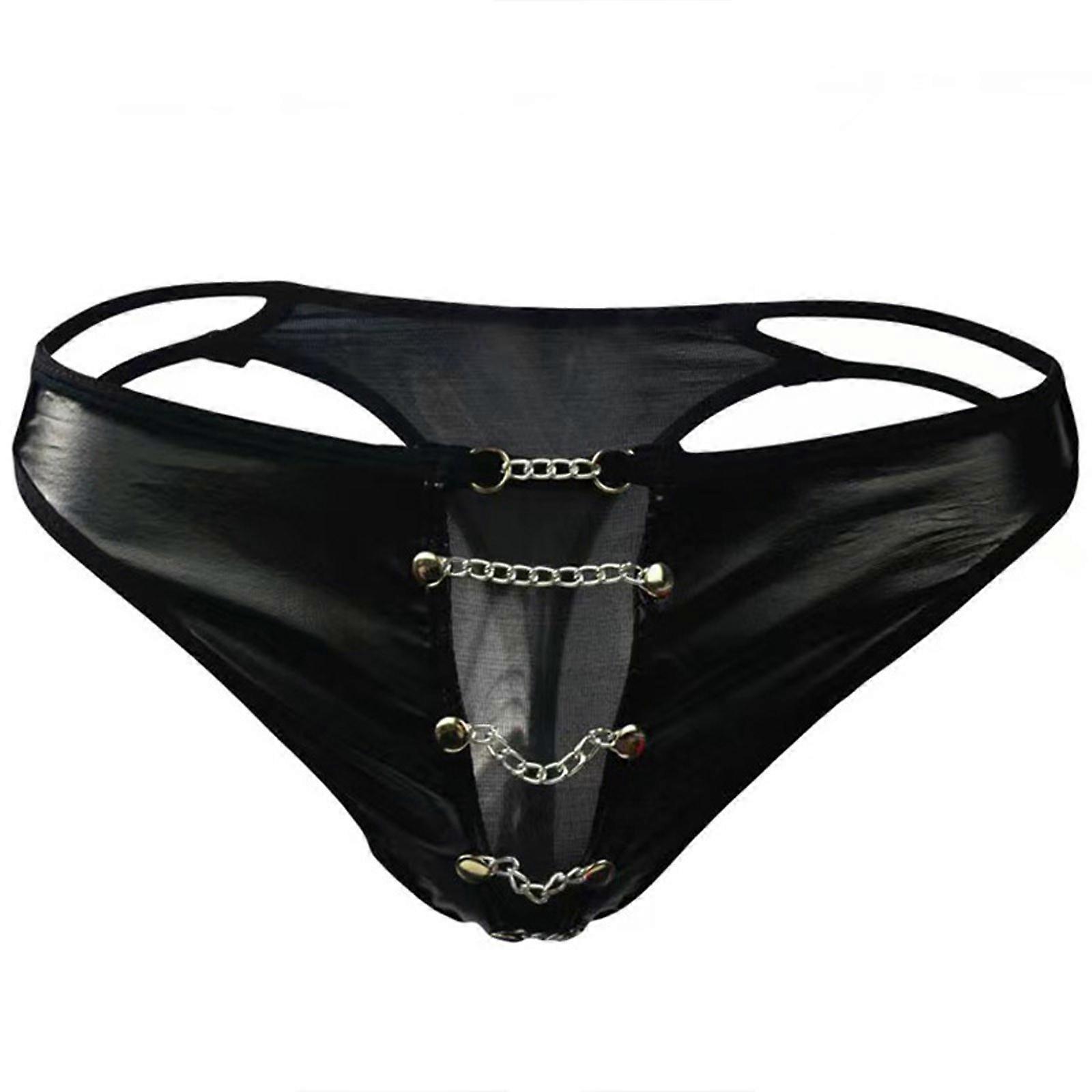 Mannen Lingerie Kant Slips Ondergoed Slipjes T String Strings Knick Stijl F