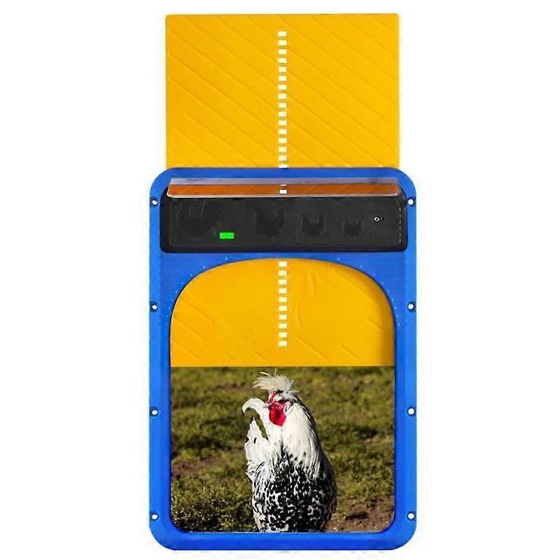 Automatic Chicken Coop Door - CHICKEN COOP - With Light Sensor - Yellow - For 20 Ducks
