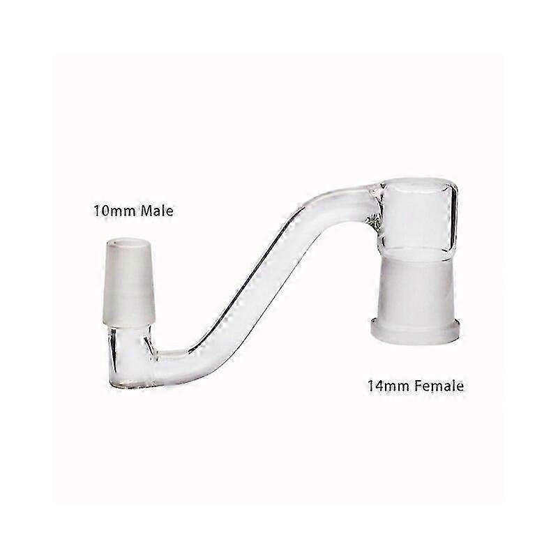 10 مم 14 مم 18 مم ذكر إلى أنثى موصل زجاجي محول الجانب التدخين اكسسوارات