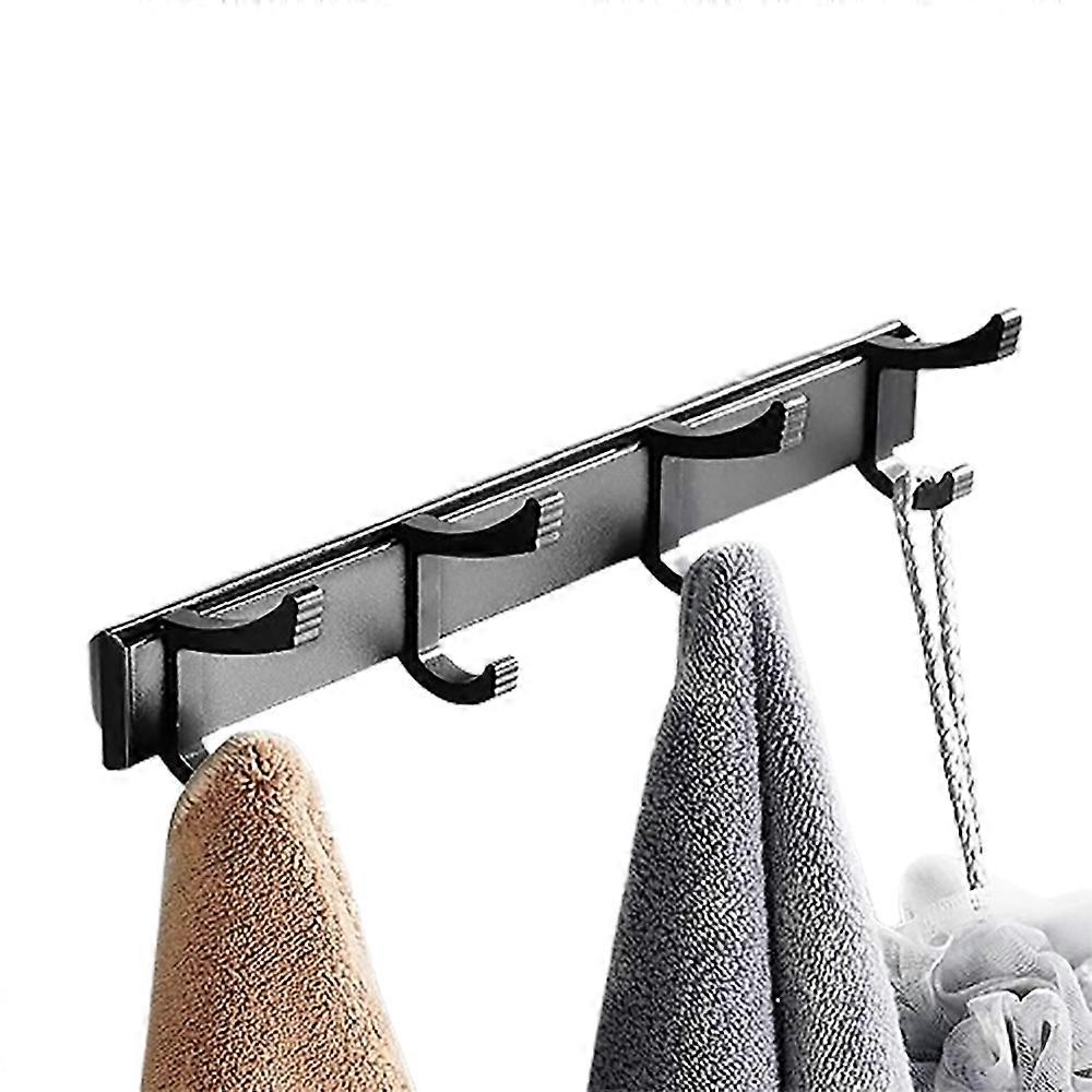 アルミアタック、可動式ダブルフック、頑丈な壁掛け、レール、寝室、バスルーム、キッチン、玄関、廊下、ホテル用の金属ブラケット