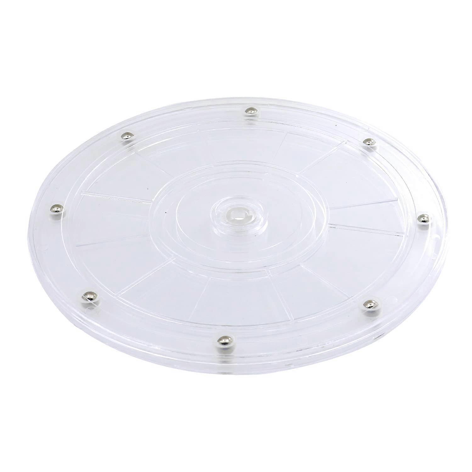 Plastic turntable for kitchen organization and spice rack storage