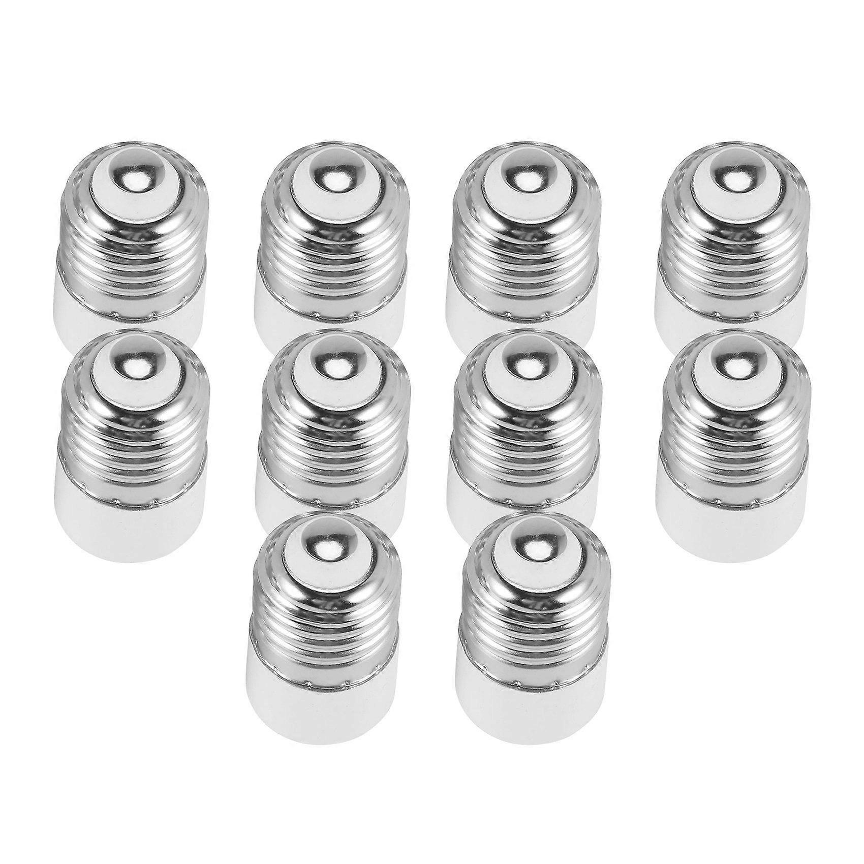 10 E27 Male Plug to E14 Female Socket Base LED Light Lamp Bulb Adapter Converter