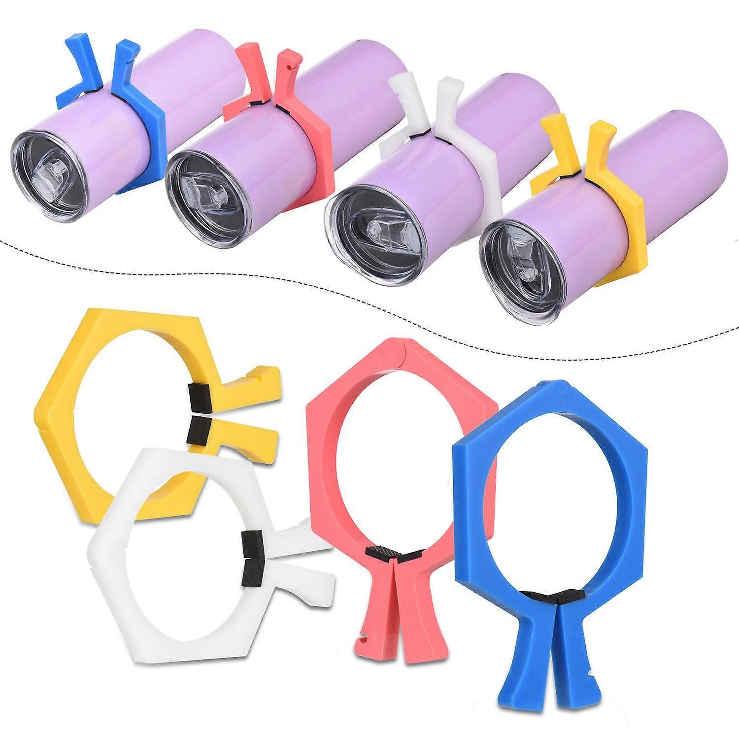 Sublimation Pinch Tumbler Clamp Nonslip Tool for 20 Oz Sublimation Blanks Mug Adjustable Open Angle