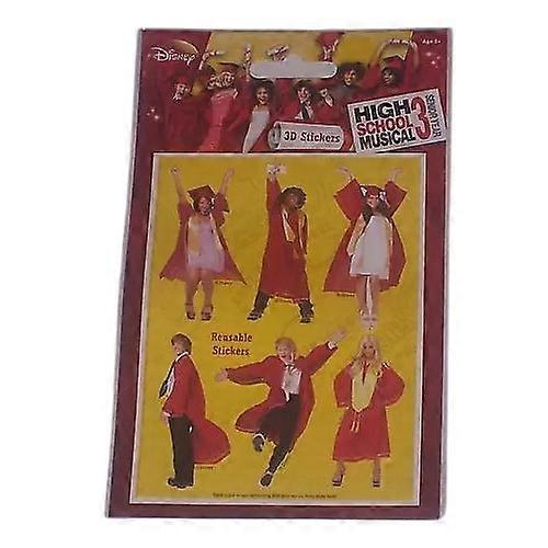 High School Musical 3 Reusable 3D Stickers