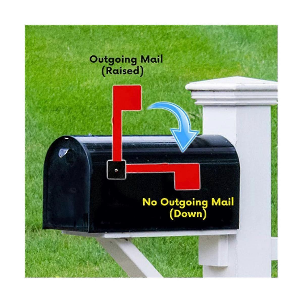 Mailbox Flag Mailbox Supplies Practical Mailbox Signal Durable Upgrade Universal Sturdy for Outdoor