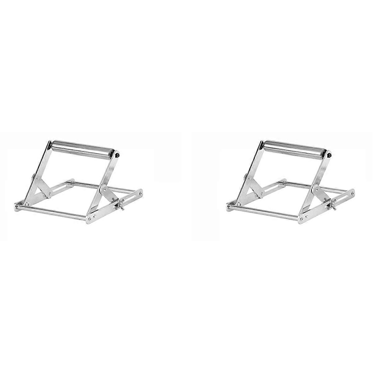 2X Foldable Stainless Steel Stand Adjustable Cutting Machine Material Support Frame for Cutting Sta